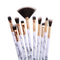 New high quality 10pcs eye makeup brush sets marble makeup brushes